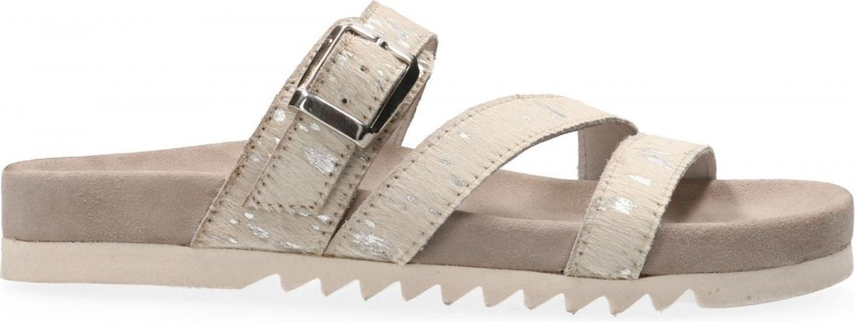 Maruti  - Bijou Hairon Leather - Womens - Splash White Silver - 39
