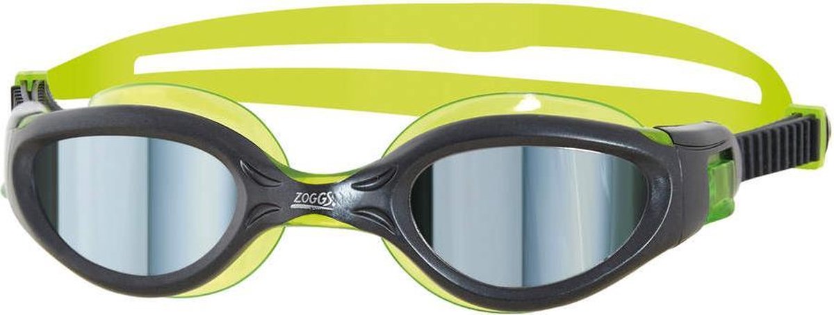 Zoggs Phantom Elite Mirror Junior Zwembril - Black Lime