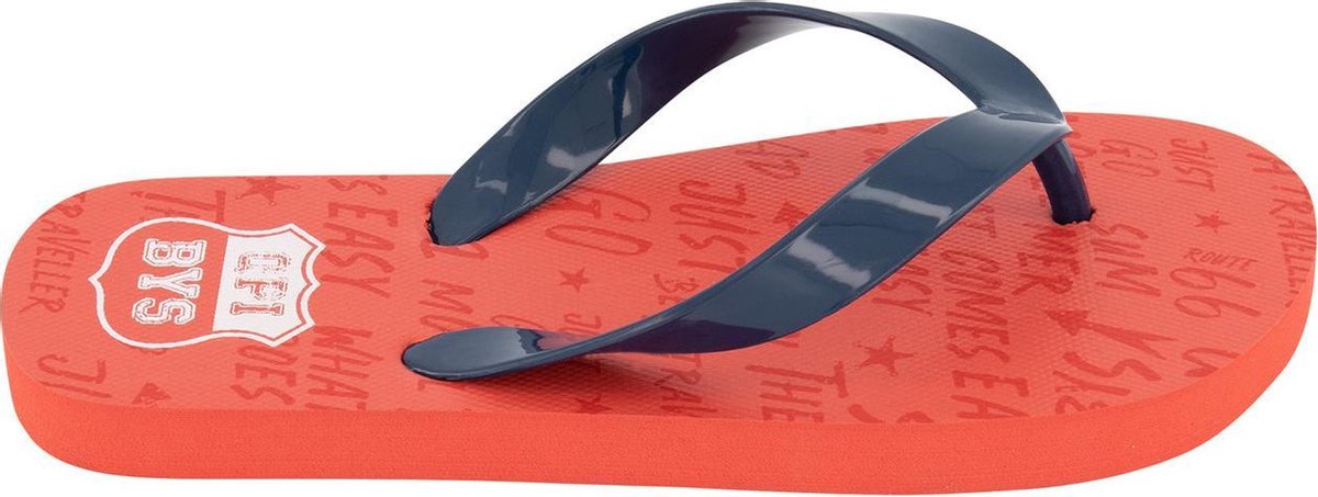 Quapi jongens slippers Austin Vin Red Text