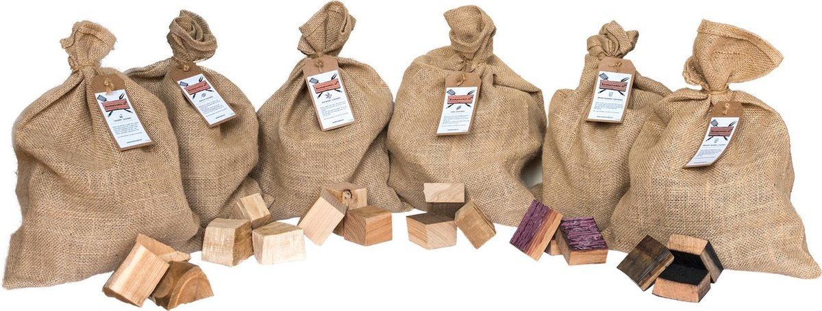 Chunks Assortiment XXL | BBQ | Rookhout | Kadopakket