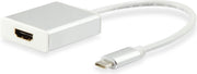 Equip 133452 tussenstuk voor kabels USB Type C HDMI Wit