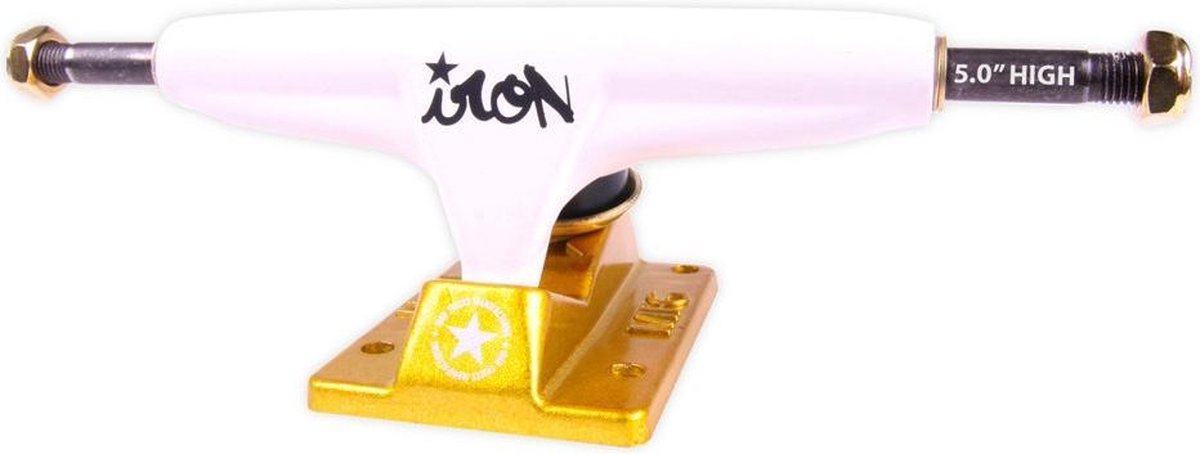 Iron Trucks 5.0 high white (2 stuks)