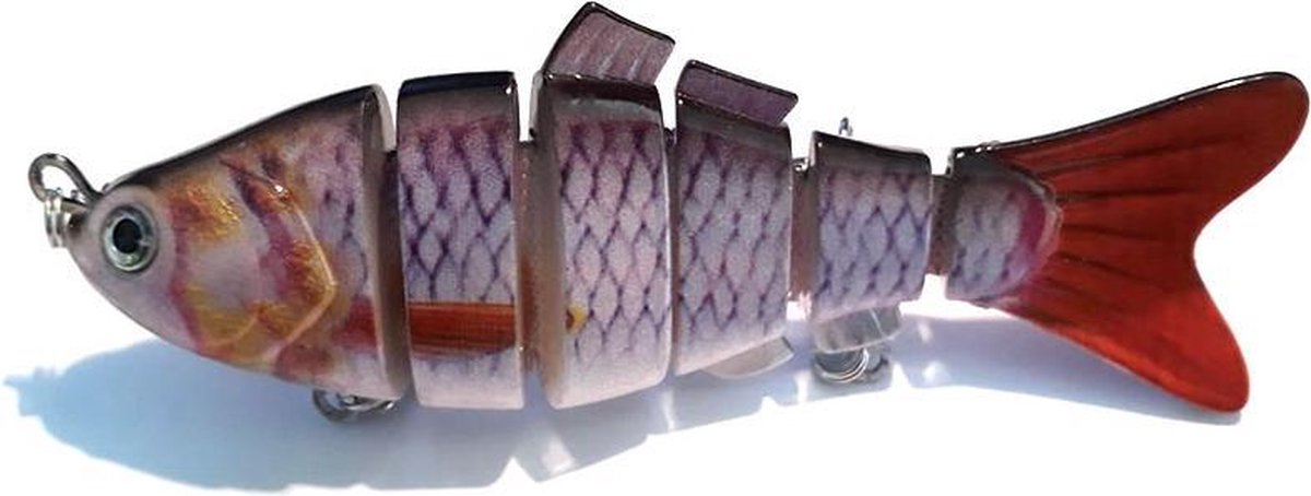 6 delige Swimbait Voorn kunstaas voor snoek 10cm - 20 gram