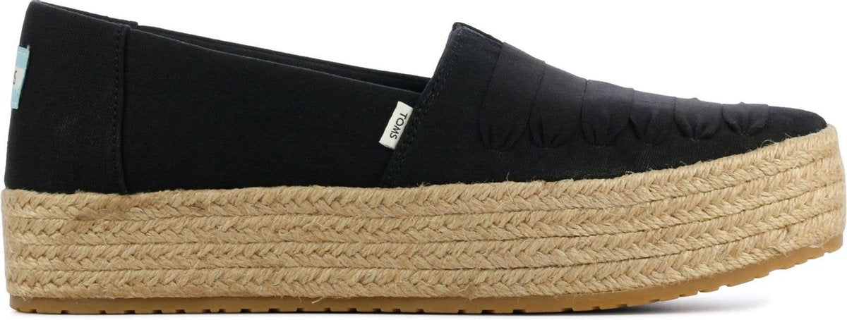 Toms Vrouwen Textiel Espadrilles / Damesschoenen  -   Valencia - Zwart - maat 38.5