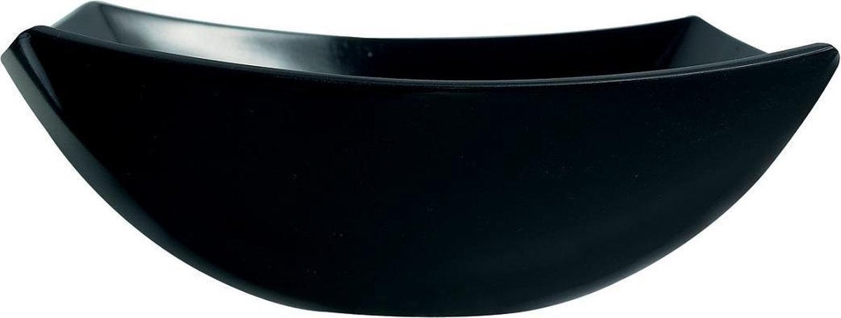 Arcoroc Quadrato Schaal - 24 cm - Zwart