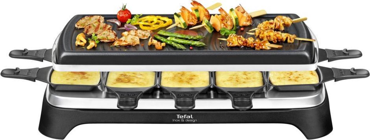 Tefal Inox & Design RE458812 - Gourmetstel - 10 personen