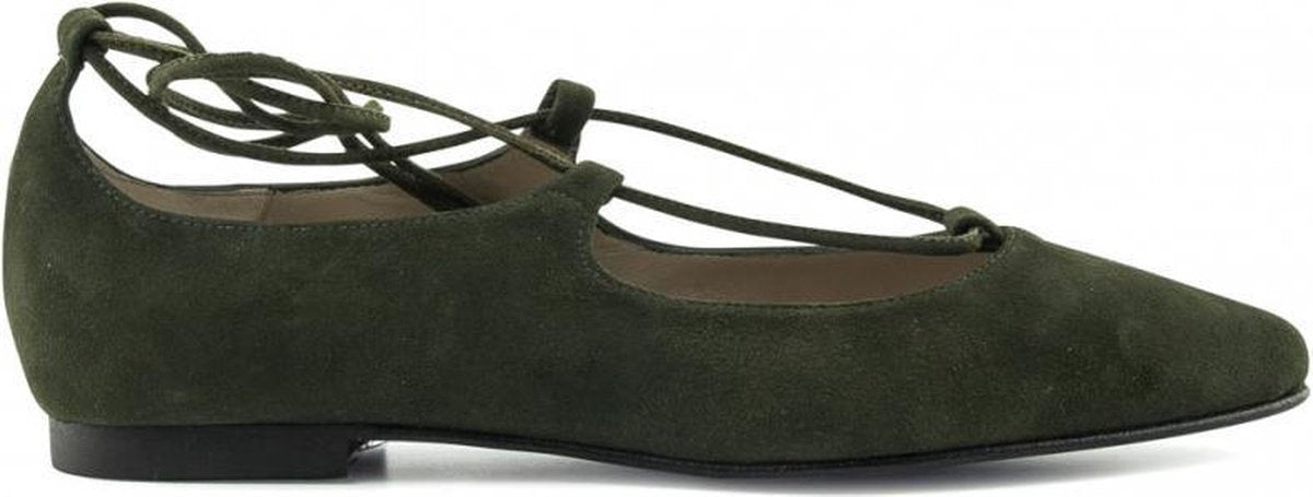 Van Dalen  - Ballerina Suede - Womens - Green - 38