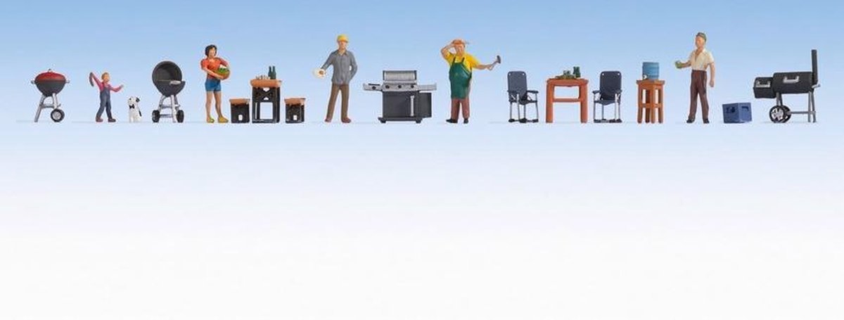 NOCH 0016200 H0 figuren grill-party