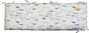 Pericles Boxbumper Hond 320 X 30 Cm Wit/blauw