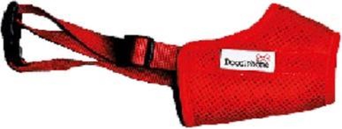 Doodlebone Muilkorf Hond 8 X 42 - 49 Cm Mesh Rood Maat Xs