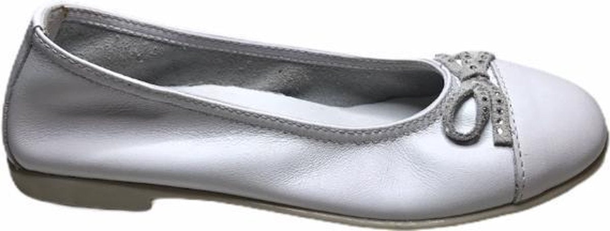 Naturino strikje ballerina 1366 gebroken wit  mt 27
