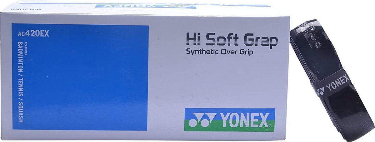 Yonex Hi Soft Grip Ac-420Ex - Basis grip - alleen zwart