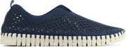 Ilse Jacobsen Vrouwen Textiel Instapschoenen / Damesschoenen / Instapper Tulip 3275 - Blauw - Maat  37