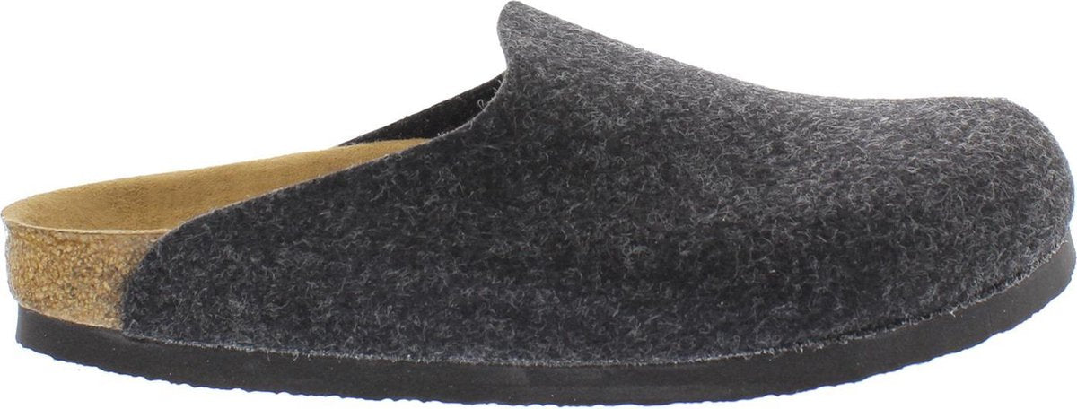 Birkenstock  Amsterdam Narrow Pantoffel - Antraciet - Maat 35