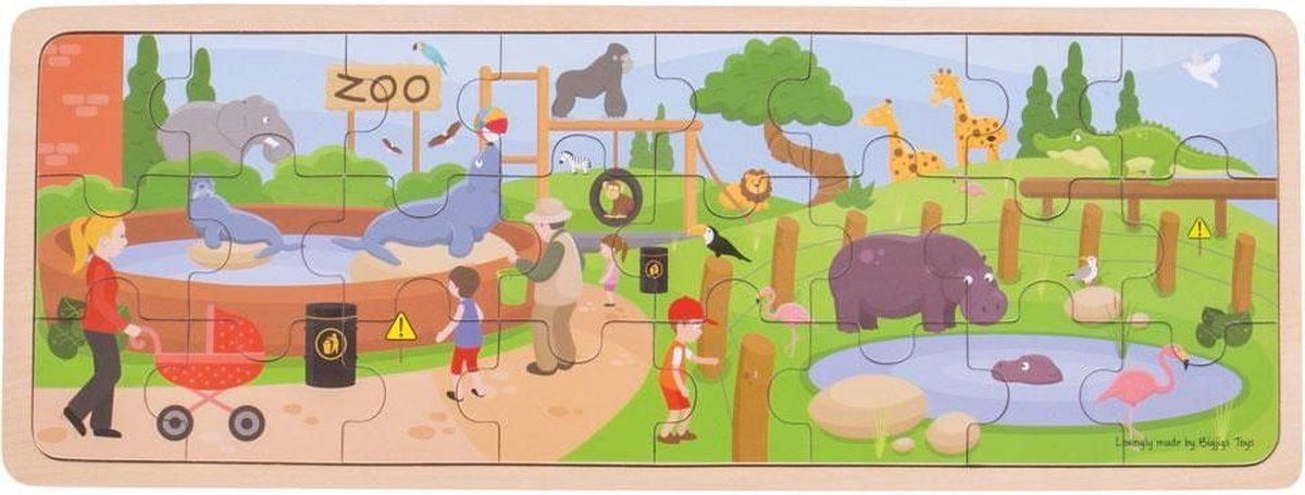 Bigjigs At The Zoo Puzzle