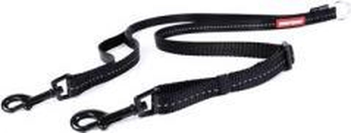 EzyDog Soft Touch Coupler - Hondenriem LITE (35-60cm) - Zwart