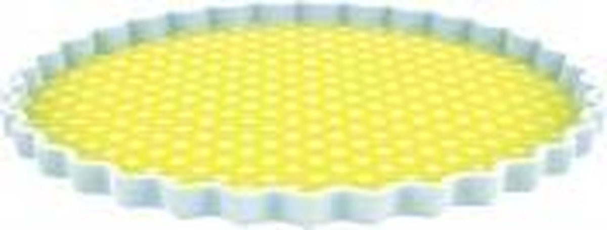 Zak!Designs Gebaksbord Dotty - Rond - Ø 20 cm - Geel