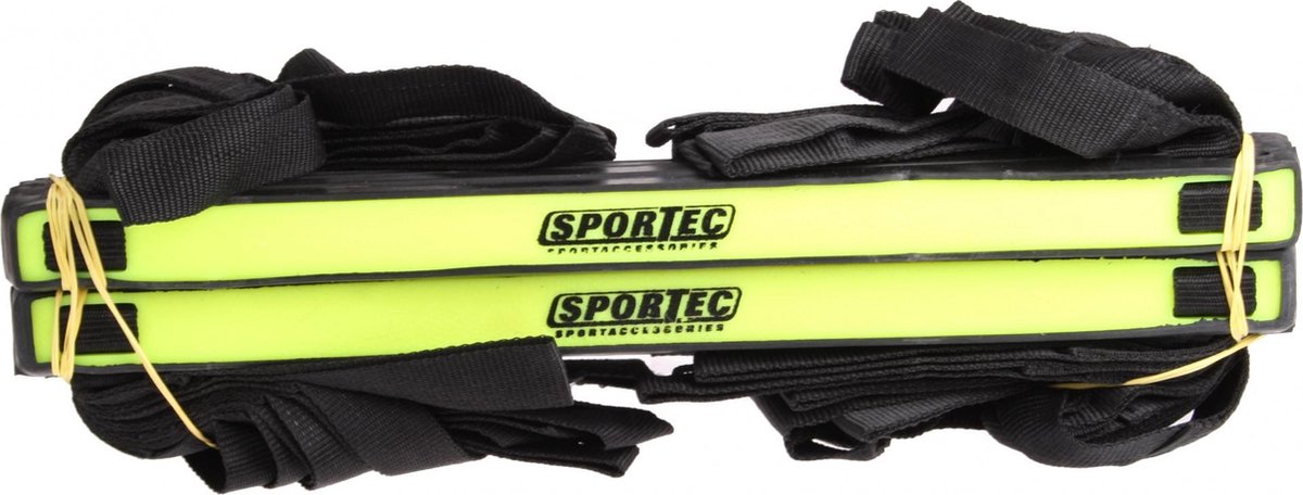 Sportec Trainingsladder 40 Cm X 10 Meter Zwart / Geel
