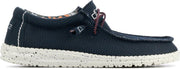 Hey Dude Mannen Textiel Instapschoenen / Herenschoenen / Instapper Wally sox - Blauw - Maat  43