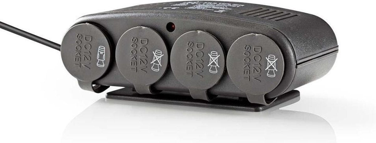 Universele DC-voedingsadapter | 5/12 V DC | Autolader/USB | 4-weg