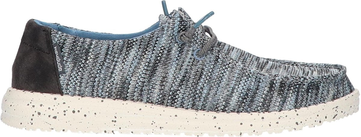 HEYDUDE Wendy Sox Dames Instappers Ice Blue maat 39