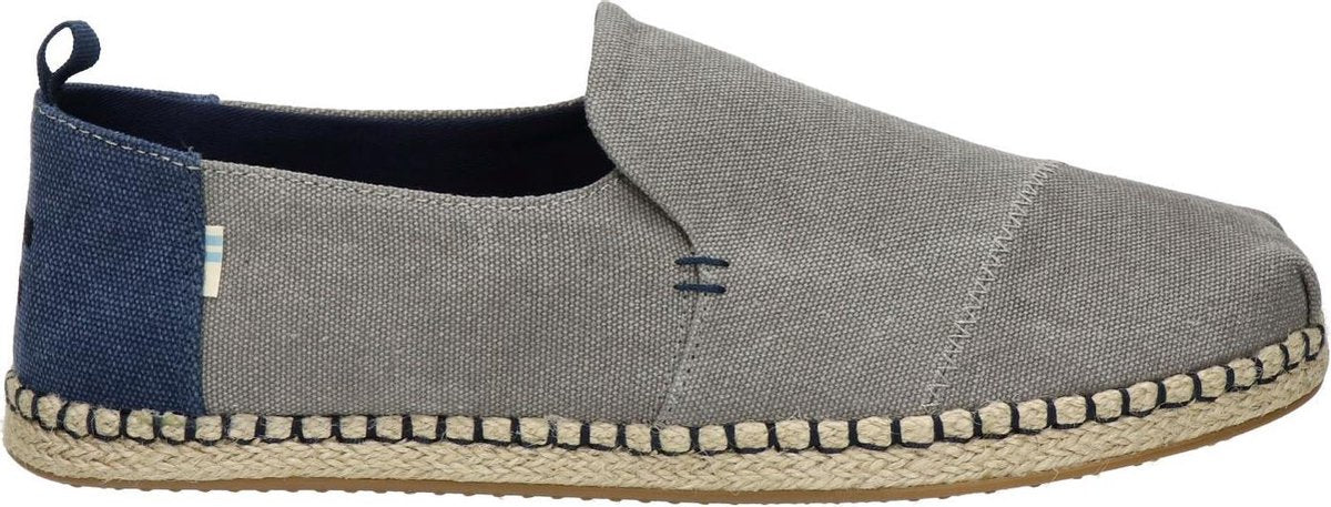 Toms Deconstructed Alpargata Rope Heren Espadrille - Grey - Maat 43.5