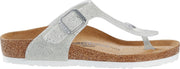Birkenstock - Meisjes Sandalen Gizeh Kids BS Cosmic Sparkle White (narrow) - Wit - Maat 33