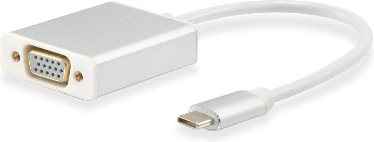 Equip 133451 tussenstuk voor kabels USB Type C VGA Wit