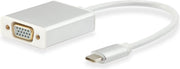 Equip 133451 tussenstuk voor kabels USB Type C VGA Wit