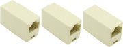RJ45 koppelstuk - koppel 2 netwerkkabels - 3 stuks
