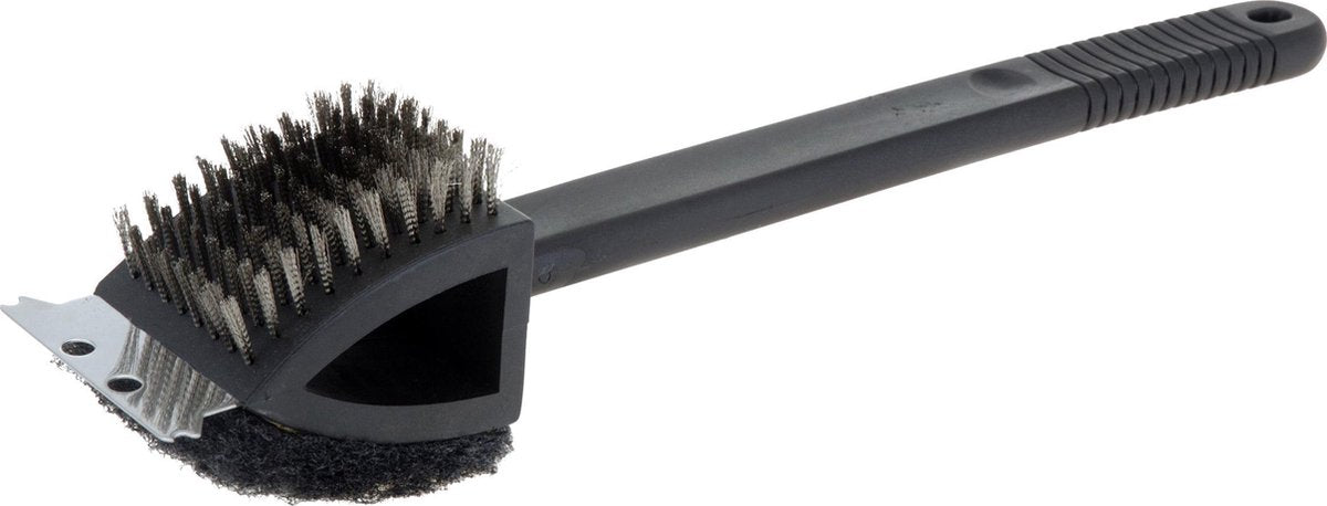 Bbq Borstel Voor Barbecue 3-in-1 Zwart 37
