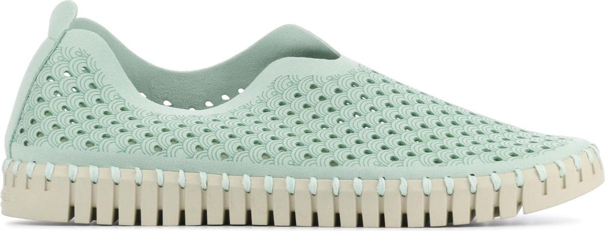 Ilse Jacobsen Vrouwen Textiel Instapschoenen / Damesschoenen / Instapper Tulip 3275 - Groen - Maat  38