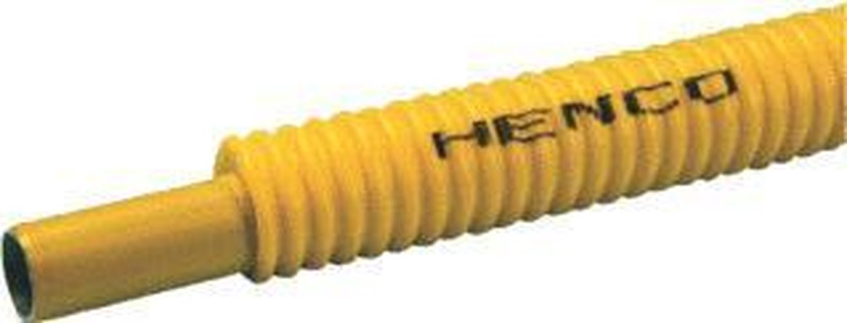 Henco Gasslang met mantel standaard 26x3mm geel rol a 25 meter 25026GASMG