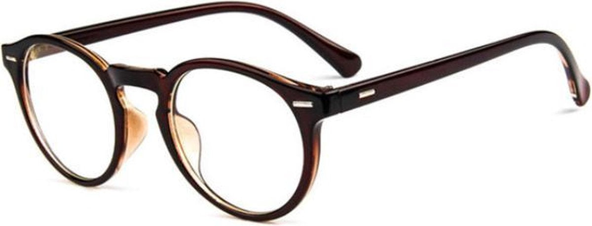 Computer Bril  - Anti Blauwlicht Beeldscherm Filter Bril - Bluelight bril - Blauw licht leesbril - Game bril - Bruin - Blue light bril - Blue light glasses