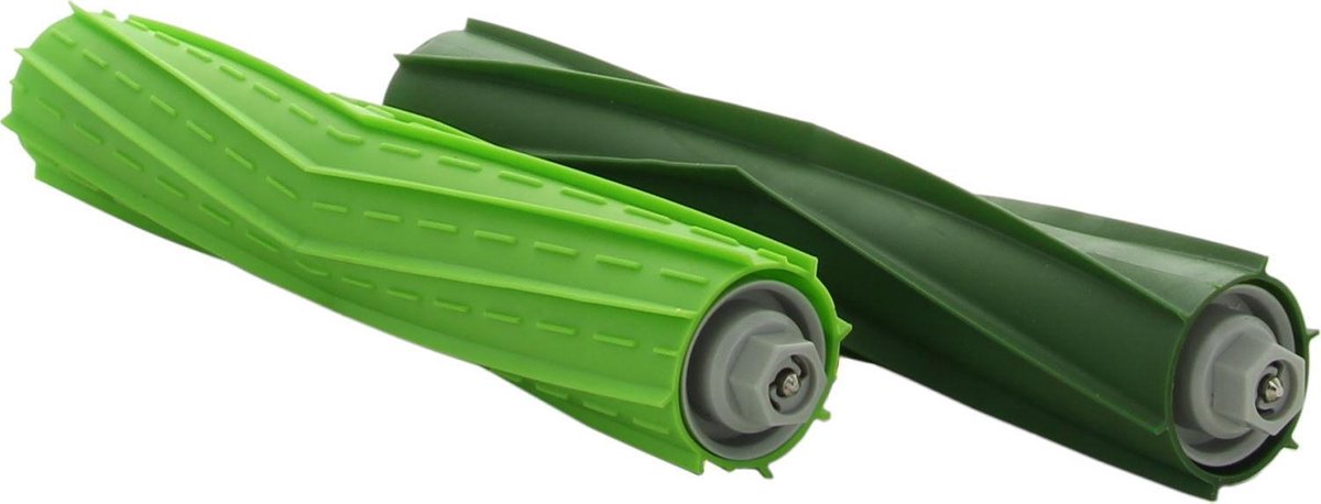 Plus.Parts Set Rubberen Hoofdborstels voor de iRobot Roomba 'e' en 'i' Serie (alle Vloertypen)