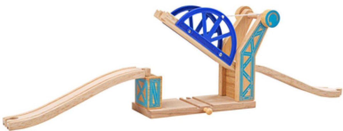 Rails - Brug - Hangbrug - Blauw