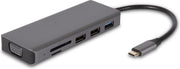 SBVR EV64 | 9 in 1 USB-C Adapter | HDMI 4K@30Hz - 100W USB-C Power Delivery