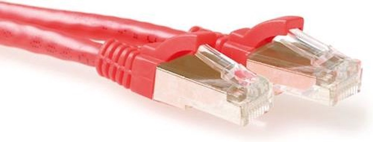 ACT FB6520 netwerkkabel 20 m Cat6a S/FTP (S-STP) Rood