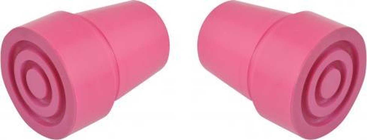 Kruk- en stokdoppen - 19 mm roze