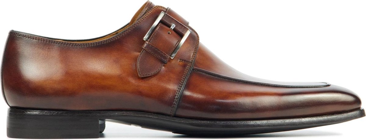 Magnanni Mannen  Gespschoenen / Herenschoenen / Instapper 23773 - Cognac - Maat  43.5