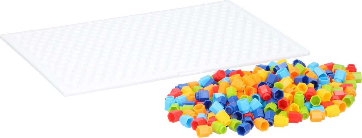 Eddy Toys Insteekmozaïek - Knutselpakket - met Voorbeelden - 230 stuks