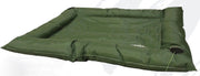 Koelmat met boord - militair groen - Afmetingen: 102x63cm