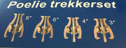Poelie trekkkerset 4 delig
