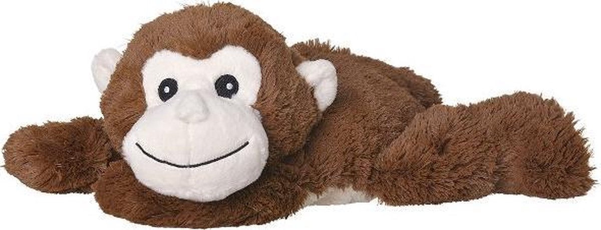 Welliebellies Aap opwarmknuffel 30 cm
