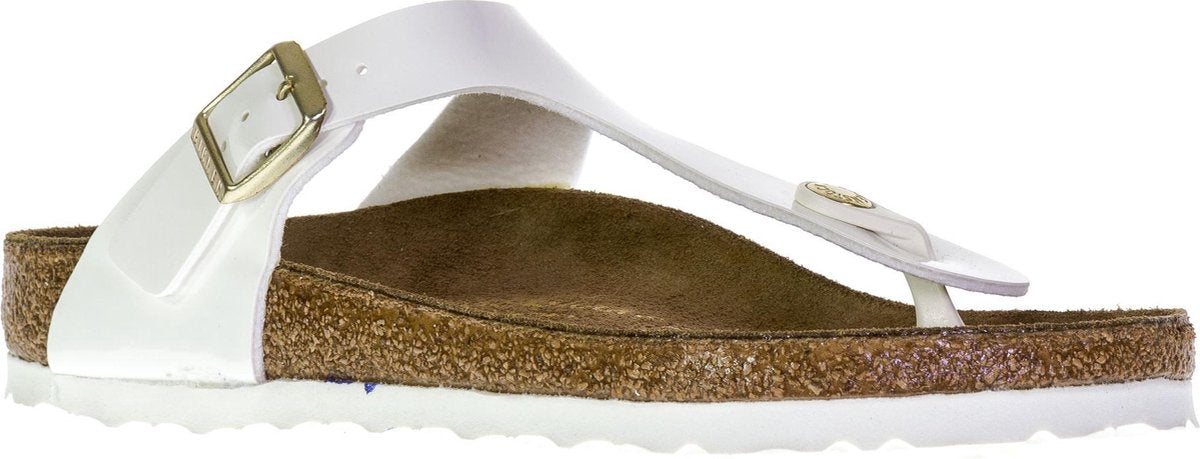 Birkenstock Gizeh Slippers - Maat 42 - Vrouwen - wit