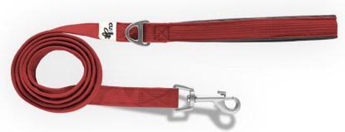Curli Basic Nylon riem - 20 x 140 - Rood