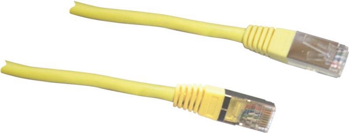 Schwaiger Cat5e 5m netwerkkabel U/FTP (STP) Geel