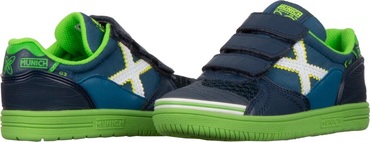 Munich jongens sneakers - Blauw - Maat 32