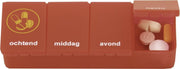 Pillendoosje 1 Dag Rood