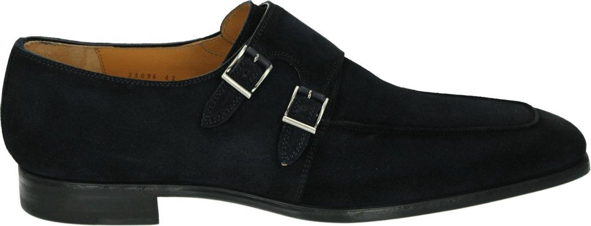 Magnanni 23696 - Volwassenen GespschoenenHeren veterschoen - Kleur: Blauw - Maat: 44.5